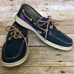 Sperry Top-Sider Bluefish Plaid Two Eye Boat Shoe